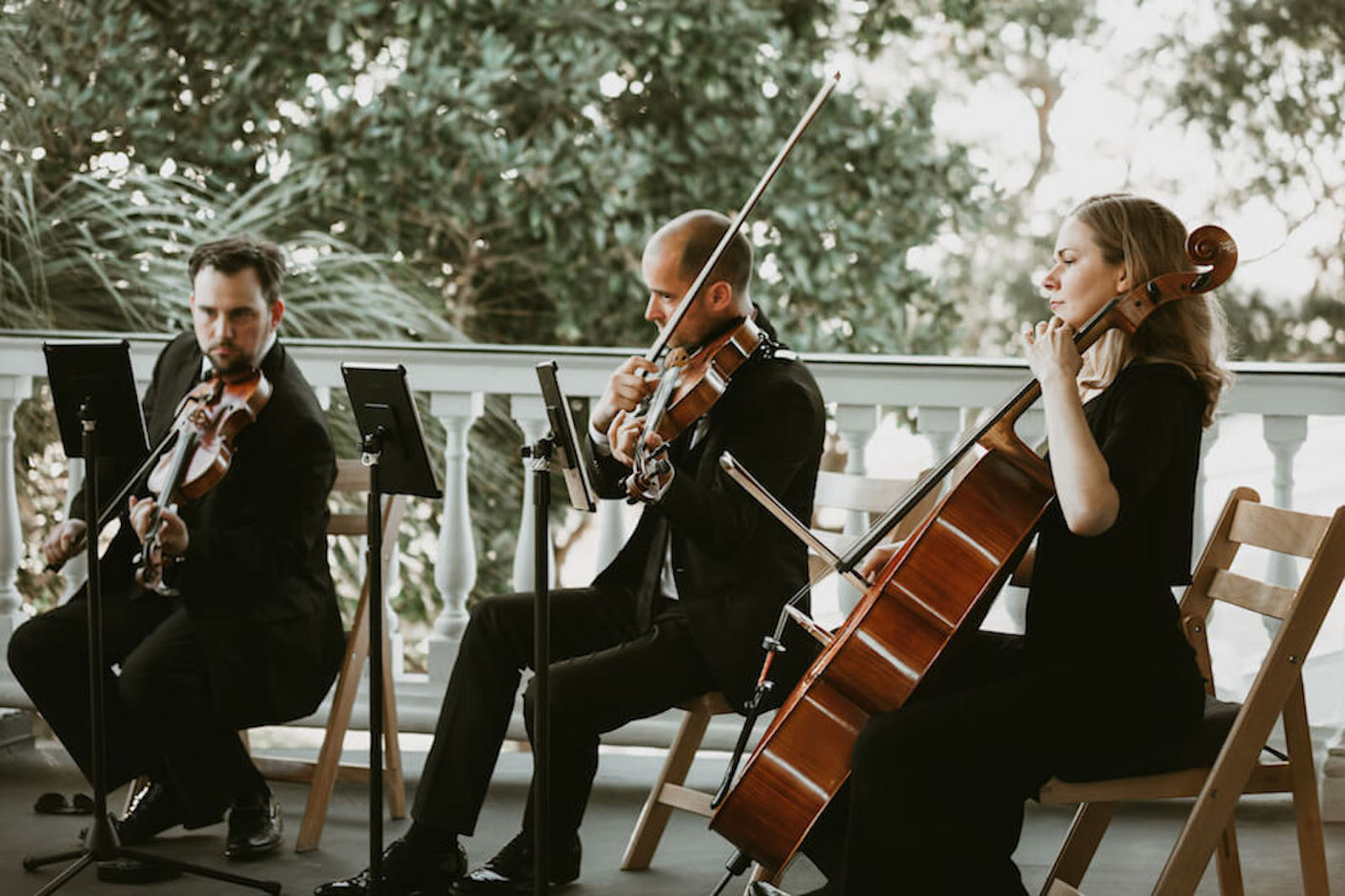 Wedding Ceremony String Trio Music - Miami, Charleston, NYC Musicians.