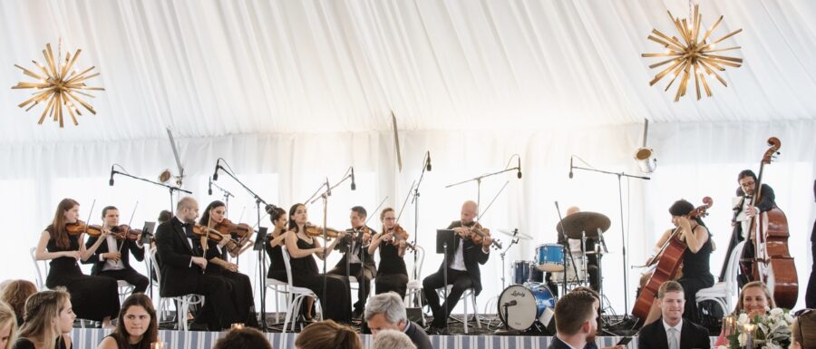 Wedding at Gurney's Resort Montauk - wedding orchestra