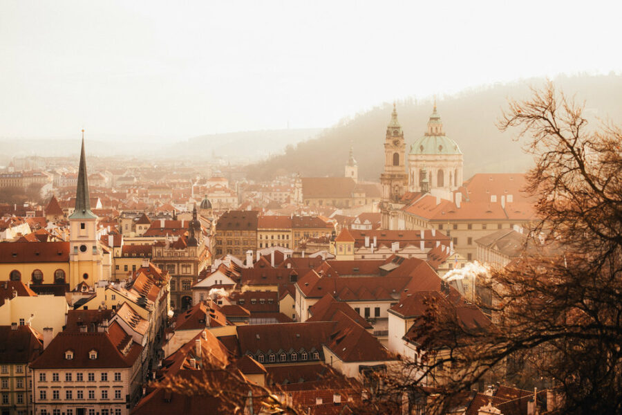 View from the Lobkowicz Palace in Prague
