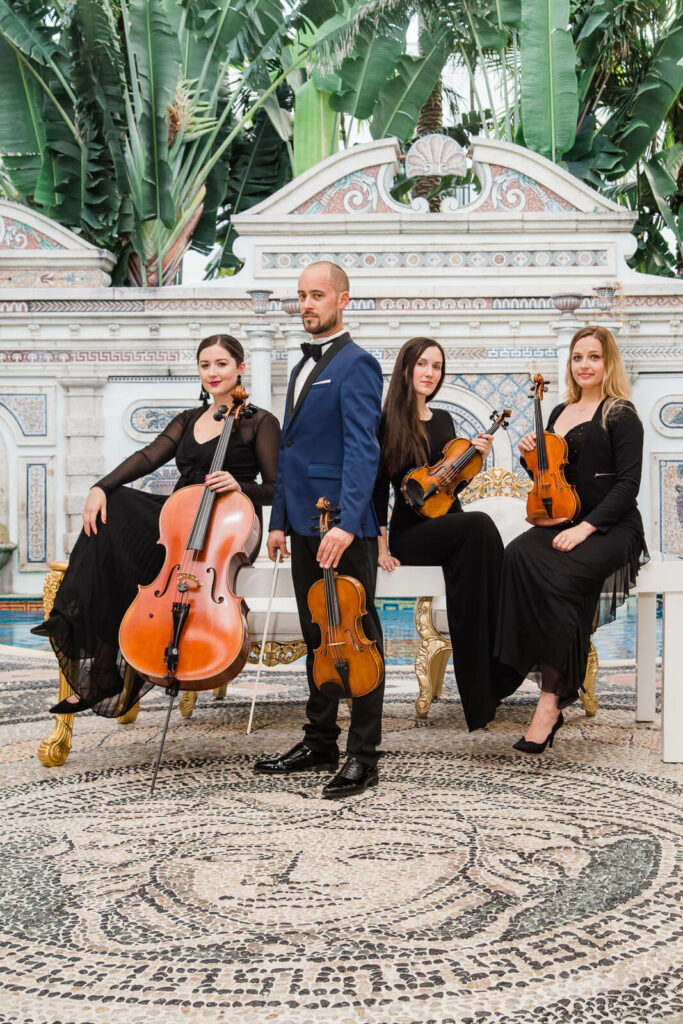 Miami Wedding String Quartet Kiral Artists photo by Jan Freire