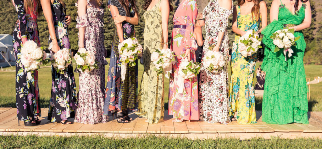 brides maid dress idea - wedding in Aspen