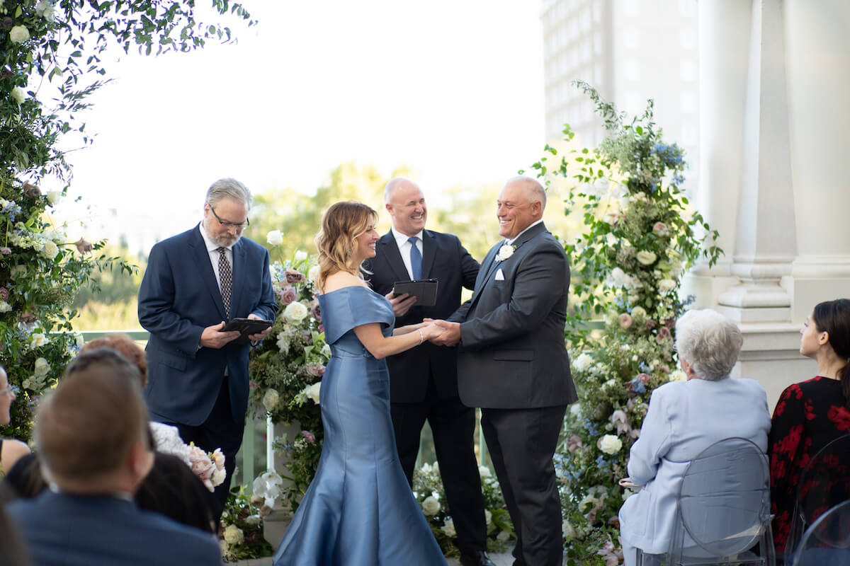 Wedding Ceremony at Hotel Bennett in Charleston, SC