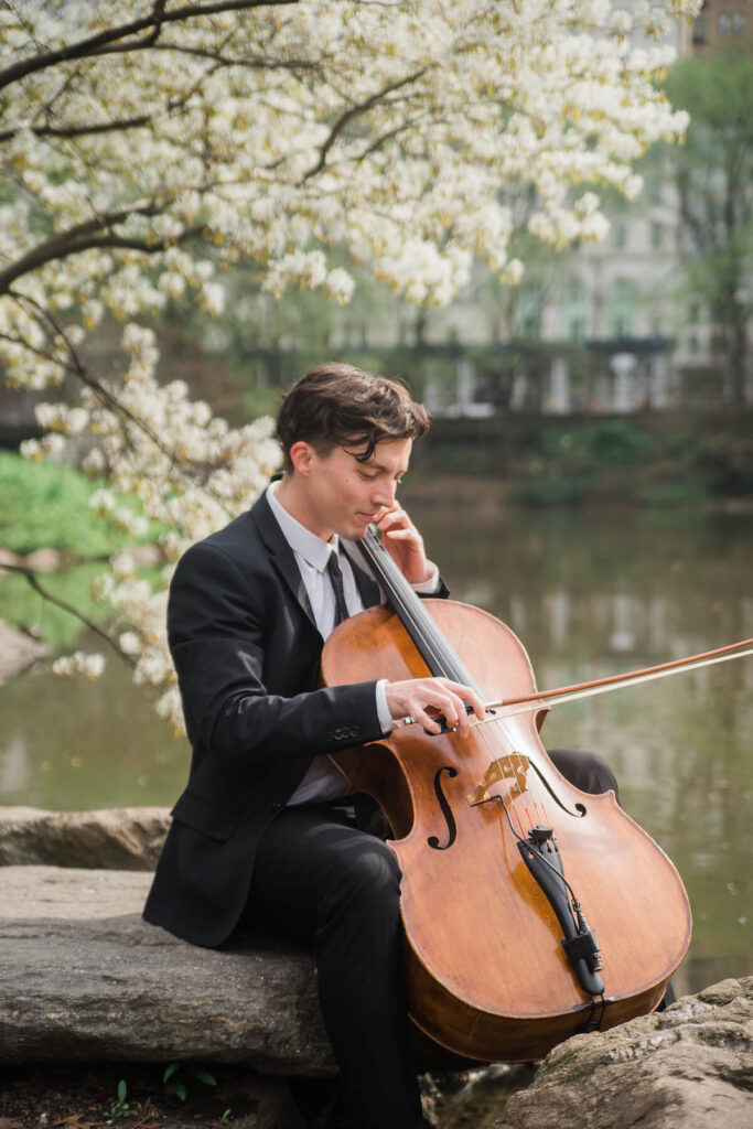 Central Park wedding musicians cello player Kiral Artists