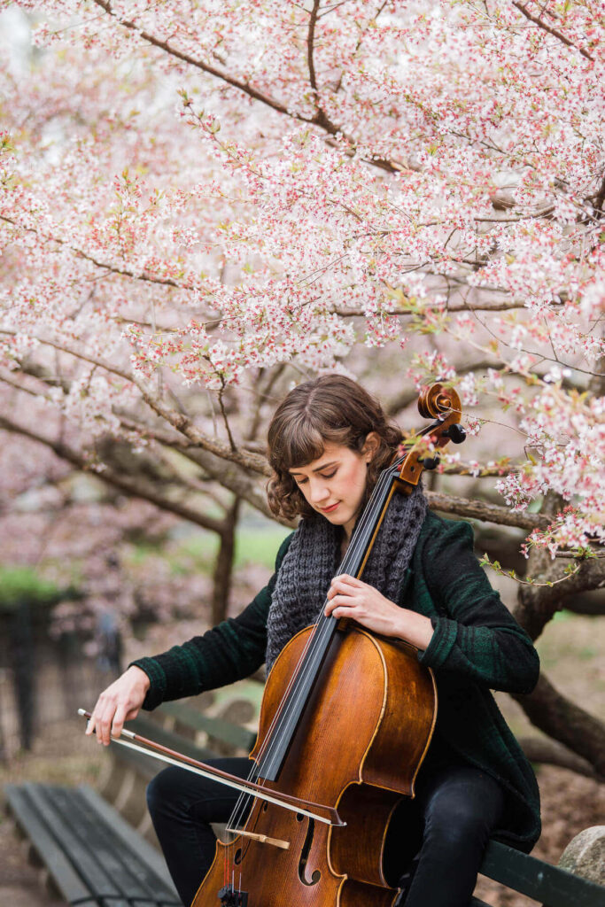 Washington DC wedding cello player cherry blossom Kiral Artists